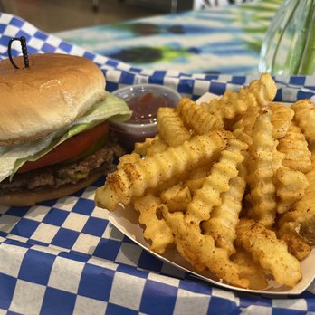 Dancing Dog Ice Cream Cafe - Nice balanced burger and fries basket!!! - Ice Cream & Frozen Yogurt Near Me - Charleston, West Virginia Dancing Dog Ice Cream Cafe - Nice balanced burger and fries basket!!! - Ice Cream & Frozen Yogurt Near Me - Charleston, West Virginia