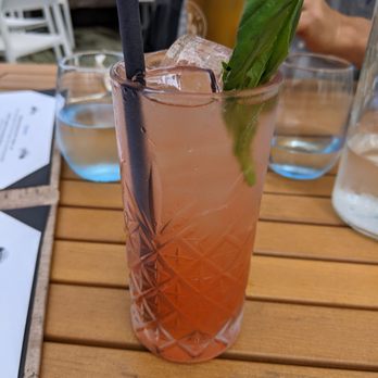 Cable Wharf - Strawberry basil smash - Seafood Near Me - Halifax, Nova Scotia Cable Wharf - Strawberry basil smash - Seafood Near Me - Halifax, Nova Scotia