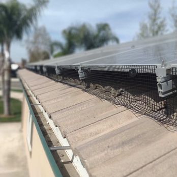 SpiffyPanel - Bird proofing keeps critters from nesting under your system. This insures proper operation - Solar Installation Near Me SpiffyPanel - Bird proofing keeps critters from nesting under your system. This insures proper operation - Solar Installation Near Me