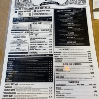Griddlecakes - Menu - American Near Me - Las Vegas, Nevada
