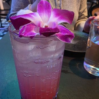 Isaan Der - Thai Kitchen & Bar - Pink lotus (mocktail) - Thai Near Me - Richmond Hill, Ontario Isaan Der - Thai Kitchen & Bar - Pink lotus (mocktail) - Thai Near Me - Richmond Hill, Ontario