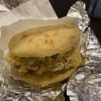 Arepanita's - Perico especial (scrambled eggs and sausage) - Venezuelan Near Me - Waukesha, Wisconsin