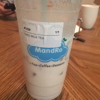 MandRo Teahouse - Taro~ - Bubble Tea Near Me - Davis, California