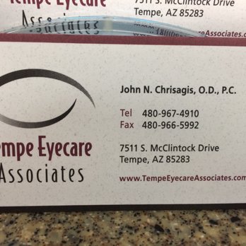 Tempe Eyecare Associates - I personally have had excellent experiences with this eye doctor. - Optometrists Near Me - Tempe, Arizona Tempe Eyecare Associates - I personally have had excellent experiences with this eye doctor. - Optometrists Near Me - Tempe, Arizona