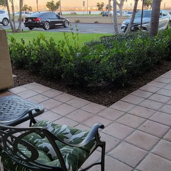Best Western Plus Island Palms Hotel & Marina - Shared patio from room 409 (casa del Mar building) - San Diego, CA
