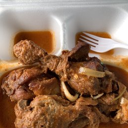 Stew chicken.
