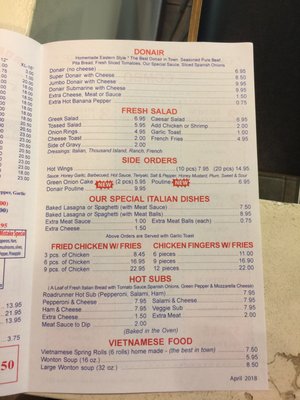 Menu photo 4 Roadrunner Pizza & Donair Edmonton, AB