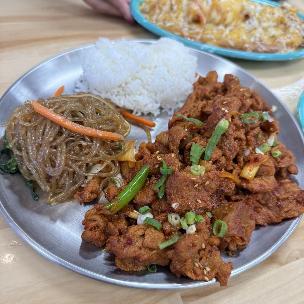Spoon Bunsik - Spicy Pork Plate - Korean Near Me - Ewa Beach, Hawaii Spoon Bunsik - Spicy Pork Plate - Korean Near Me - Ewa Beach, Hawaii