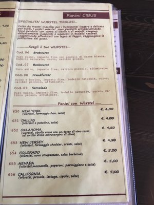 Menu photo 3 Cibus Piedimonte San Germano, FR