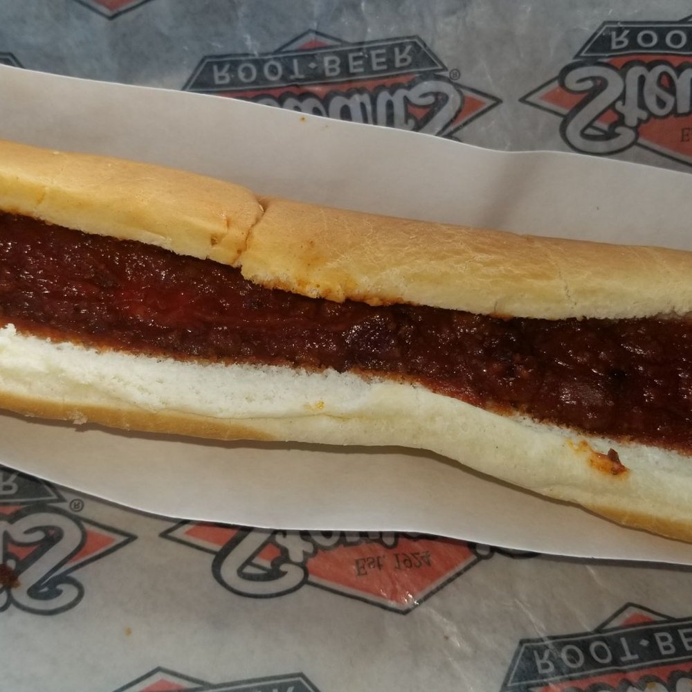 Stewart's Root Beer Drive-In - Footlong coney. - Burgers Near Me - Marion, Ohio Stewart's Root Beer Drive-In - Footlong coney. - Burgers Near Me - Marion, Ohio