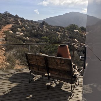 Encuentro Guadalupe - Furnace outside and the view from room - Wineries Near Me - Ensenada, BCN
