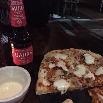 The Parlour - Gluten free beer, "roasted" pizza on gluten free crust, no sun dried tomato add burrata, and the 6-10 sauce... all very good! - Pizza Near Me - Vancouver, British Columbia The Parlour - Gluten free beer, "roasted" pizza on gluten free crust, no sun dried tomato add burrata, and the 6-10 sauce... all very good! - Pizza Near Me - Vancouver, British Columbia