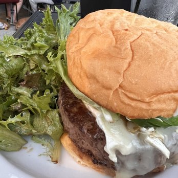 The Lowbrow - Highbrow burger with salad - Burgers Near Me - Minneapolis, Minnesota The Lowbrow - Highbrow burger with salad - Burgers Near Me - Minneapolis, Minnesota