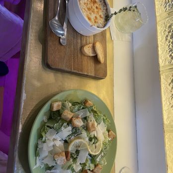 Blanc - Classic Caesar Salad and Beast French Onion Soup - French Near Me - Fort Myers, Florida