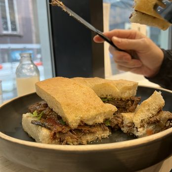 Suited - Beef Burgundy Sandwich - Breakfast & Brunch Near Me - New York, New York Suited - Beef Burgundy Sandwich - Breakfast & Brunch Near Me - New York, New York