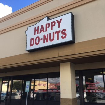 Happy Donuts - in a small shopping center with a grocery store. - Bakeries Near Me - New Caney, Texas