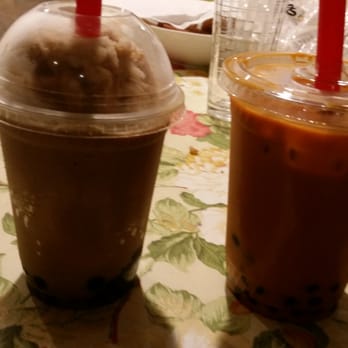 Pho Pasteur Restaurant - Coffee Smoothie low sweetness and Thai Tea. - Vietnamese Near Me - Union City, California