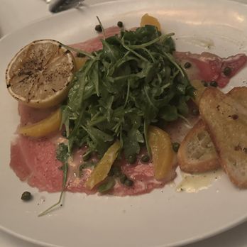 Saloon Restaurant - tuna carpaccio - Italian Near Me - Philadelphia, Pennsylvania