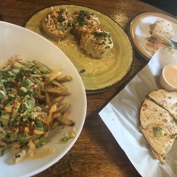 Kimchichanga - Vegan Super Fries Vegan Kimchichanga Vegan Kimchi Quesadilla - Korean Near Me - Riverside, California