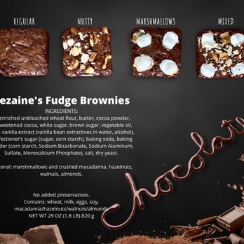 Cezaine - Cezaine Fudge Brownies now available at $20-25 a dozen - Bakeries Near Me Cezaine - Cezaine Fudge Brownies now available at $20-25 a dozen - Bakeries Near Me