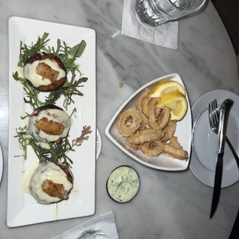 La Ó - Chorizo mushrooms and calamari - Italian Near Me - San Juan, Puerto Rico La Ó - Chorizo mushrooms and calamari - Italian Near Me - San Juan, Puerto Rico