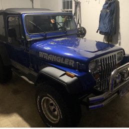 Totally restored 1994 jeep wrangler ! She's a Beauty!!! Thanks Greg and Cape cod Customs . Totally restored 1994 jeep wrangler ! She's a Beauty!!! Thanks Greg and Cape cod Customs .