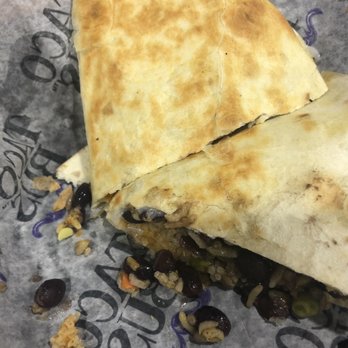 Taco Bus - Quesadilla with vegan cheese, rice and beans - Mexican Near Me - Tampa, Florida Taco Bus - Quesadilla with vegan cheese, rice and beans - Mexican Near Me - Tampa, Florida