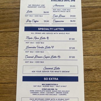 The Montauk - Coffee menu - New American Near Me - Scottsdale, Arizona The Montauk - Coffee menu - New American Near Me - Scottsdale, Arizona