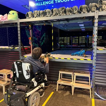 Galactic Challenge - Our shooting table is ADA complaint to have everyone enjoy Airsoft - Airsoft Near Me - Redondo Beach, California Galactic Challenge - Our shooting table is ADA complaint to have everyone enjoy Airsoft - Airsoft Near Me - Redondo Beach, California