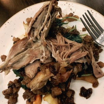 Woodblock - Duck!! Fall off the bone! Took sometime to cook tho... Slow food good reward! - Cocktail Bars Near Me - Redmond, Washington