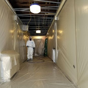 AVERA Environmental, LLC. - Work area is fine cleaned after remediation of the ACM ceiling tiles. - General Contractors Near Me AVERA Environmental, LLC. - Work area is fine cleaned after remediation of the ACM ceiling tiles. - General Contractors Near Me