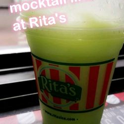 Rita's Italian Ice & Frozen Custard - Limited edition mojito mocktail drink! Good stuff