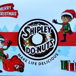 Shipley Do-Nuts - Need To Use Up These Christmas Boxes.