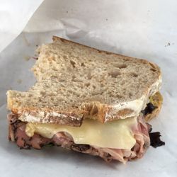 Boulevard Bread - The pastrami sandwich with everything including saurkraut.