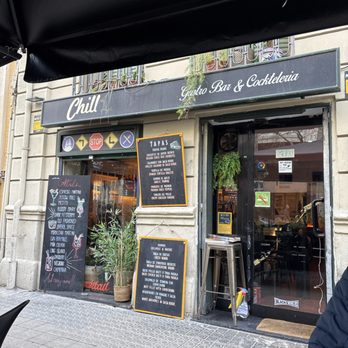 Chill Bar - Outside view - Tapas Bars Near Me - Barcelona, B Chill Bar - Outside view - Tapas Bars Near Me - Barcelona, B