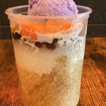 Ice Dream - Icy Grass Jelly with Taro Ball, Add Taro Ice Cream - Bubble Tea Near Me - Sacramento, California Ice Dream - Icy Grass Jelly with Taro Ball, Add Taro Ice Cream - Bubble Tea Near Me - Sacramento, California