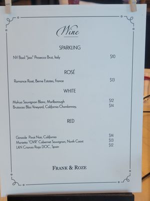 Menu photo 2 Frank & Roze Denver, CO