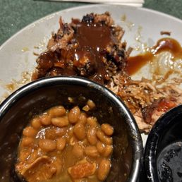 Brisket, pork, ribs were there but i ate them too fast. Very good food and service. Brisket, pork, ribs were there but i ate them too fast. Very good food and service.