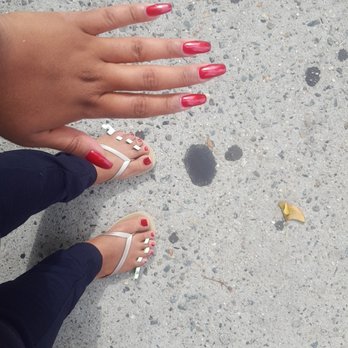 Marble Nail Salon - Matching pedi and nails when they aren't changing into the mood color. - Nail Salons Near Me - East Bronx, New York Marble Nail Salon - Matching pedi and nails when they aren't changing into the mood color. - Nail Salons Near Me - East Bronx, New York