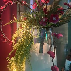 Rochelle's Waxing & Spa Services - Floral and bright jungle woven amidst the water theme and lights.