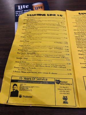 Menu photo 4 Wrigley Field Bar & Grill Fort Wayne, IN