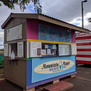 Mountain Magic Shave Ice - Kiosk - Shaved Ice Near Me - Waipahu, Hawaii Mountain Magic Shave Ice - Kiosk - Shaved Ice Near Me - Waipahu, Hawaii