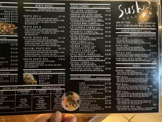 Menu photo 7 Nordel Sushi Surrey, BC Menu photo 7 Nordel Sushi Surrey, BC