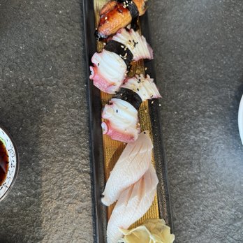 Moonga Sushi, Ramen & Bar - Assorted Nigiri. Very fresh. - Sushi Bars Near Me - Lone Tree, Colorado Moonga Sushi, Ramen & Bar - Assorted Nigiri. Very fresh. - Sushi Bars Near Me - Lone Tree, Colorado