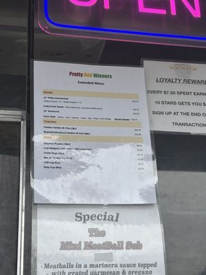Menu photo 5 Pretty Odd Wieners Tahoe Paradise, CA