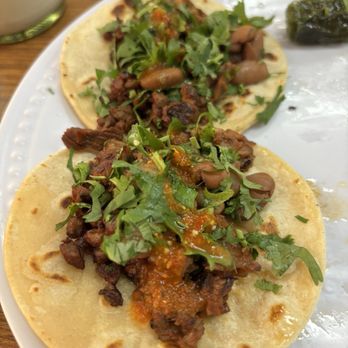 Tacos Sonora - Carne asada tacos. I got cabeza tacos which were so good but I already ate them - Hot Dogs Near Me - Jerome, Idaho
