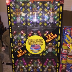 Louisiana Fireworks - One of many varieties of artillery shell kits.