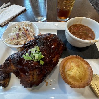 Blackwater Lodge - Smoked 1/2 chicken, coleslaw, & baked beans - Barbeque Near Me - Davis, West Virginia