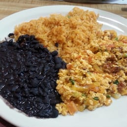 Huevos ala Mexicana with Chorizo and jalapeño. $8.99. Spicy goodness!