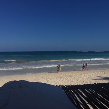 The Real Coconut - Beach view from restaurant - Salad Near Me - Tulum, ROO The Real Coconut - Beach view from restaurant - Salad Near Me - Tulum, ROO